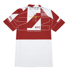 Load image into Gallery viewer, All-Over Print Men's Short Sleeve Polo Shirt With Button Closure