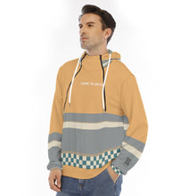 Load image into Gallery viewer, All-Over Print Men's Hoodie With Placket Double Zipper
