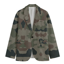 Load image into Gallery viewer, All-Over Print Men's Casual Flat Lapel Collar Blazer | 245GSM Cotton