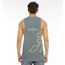 Load image into Gallery viewer, All-Over Print Men's O-neck Long Tank Top