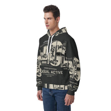 Load image into Gallery viewer, All-Over Print Men's Hoodie With Double-side Print Hood