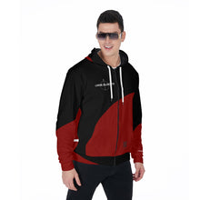 Load image into Gallery viewer, All-Over Print Zip Up Hoodie With Pocket