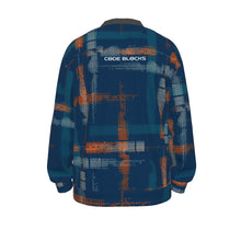 Load image into Gallery viewer, All-Over Print Unisex V-neck Knitted Fleece Cardigan With Button Closure