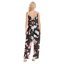 Load image into Gallery viewer, All-Over Print Women's Loose Cami Jumpsuit