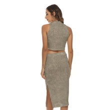 Load image into Gallery viewer, All-Over Print Women's Tank Top & Split High Skirt Set