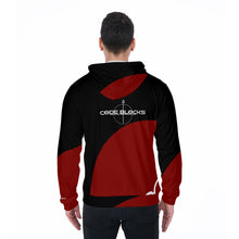 Load image into Gallery viewer, All-Over Print Zip Up Hoodie With Pocket