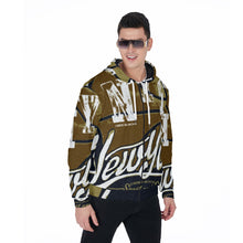 Load image into Gallery viewer, All-Over Print Zip Up Hoodie With Pocket