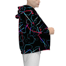 Load image into Gallery viewer, All-Over Print Men's Sherpa Fleece Zip Up Hoodie