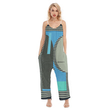 Load image into Gallery viewer, All-Over Print Women's Loose Cami Jumpsuit