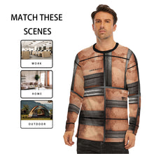 Load image into Gallery viewer, All-Over Print Long Sleeve T-Shirt | 190GSM Cotton