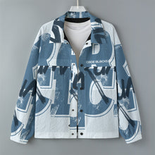 Load image into Gallery viewer, All-Over Print Men's Casual Lapel Jacket