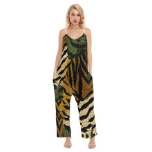 Load image into Gallery viewer, All-Over Print Women's Loose Cami Jumpsuit