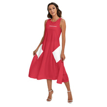 Load image into Gallery viewer, All-Over Print Women's Sleeveless Dress With Diagonal Pocket