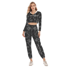 Load image into Gallery viewer, All-Over Print Women's Crop Hoodie Sports Set