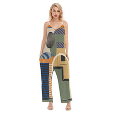 Load image into Gallery viewer, All-Over Print Women's Loose Cami Jumpsuit