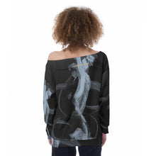 Load image into Gallery viewer, All-Over Print Oversized Women's Off-Shoulder Sweatshirt