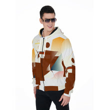Load image into Gallery viewer, All-Over Print Zip Up Hoodie With Pocket