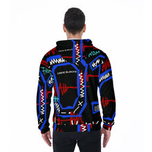 Load image into Gallery viewer, All-Over Print Zip Up Hoodie With Pocket