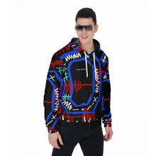 Load image into Gallery viewer, All-Over Print Zip Up Hoodie With Pocket