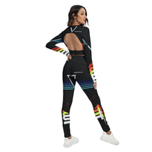 Load image into Gallery viewer, All-Over Print Women's Sport Set With Backless Top And Leggings