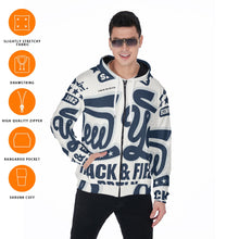 Load image into Gallery viewer, All-Over Print Zip Up Hoodie With Pocket