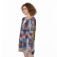 Load image into Gallery viewer, All-Over Print Women's Lace-Up Sweatshirt