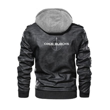 Load image into Gallery viewer, Men's Zip Leather Jacket |DTF