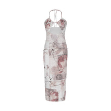 Load image into Gallery viewer, All-Over Print Women's Sexy Hollow Cami Dress