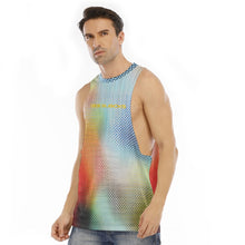 Load image into Gallery viewer, All-Over Print Men's O-neck Long Tank Top