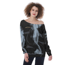Load image into Gallery viewer, All-Over Print Oversized Women's Off-Shoulder Sweatshirt