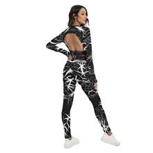 Load image into Gallery viewer, All-Over Print Women's Sport Set With Backless Top And Leggings