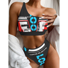 Load image into Gallery viewer, All-Over Print Women's Bikini With Single Shoulder