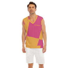 Load image into Gallery viewer, All-Over Print Men's Imitation Knitted V-neck Vest