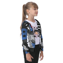 Load image into Gallery viewer, All-Over Print Kid's Zip-up Hoodie With Patch Pocket