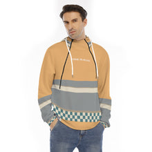 Load image into Gallery viewer, All-Over Print Men's Hoodie With Placket Double Zipper