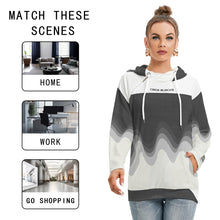 Load image into Gallery viewer, All-Over Print Women's Hoodie With Double Hood