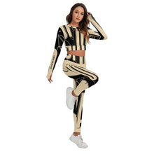 Load image into Gallery viewer, All-Over Print Women's Sport Set With Backless Top And Leggings