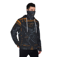 Load image into Gallery viewer, All-Over Print Men's Pullover Hoodie With Mask