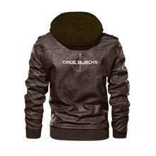 Load image into Gallery viewer, Men's Zip Leather Jacket |DTF