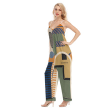 Load image into Gallery viewer, All-Over Print Women's Loose Cami Jumpsuit