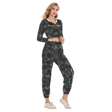 Load image into Gallery viewer, All-Over Print Women's Crop Hoodie Sports Set