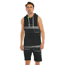 Load image into Gallery viewer, All-Over Print Men's Sleeveless Vest And Shorts Set