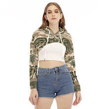 Load image into Gallery viewer, All-Over Print Women's Smock Short Hoodie With Long Sleeve