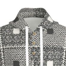 Load image into Gallery viewer, All-Over Print Men's Half Button Hoodie