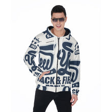 Load image into Gallery viewer, All-Over Print Zip Up Hoodie With Pocket