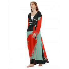 Load image into Gallery viewer, All-Over Print Women's Beach Long Coat