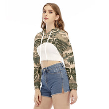 Load image into Gallery viewer, All-Over Print Women's Smock Short Hoodie With Long Sleeve