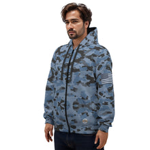 Load image into Gallery viewer, All-Over Print Unisex Pullover Hoodie With Zipper Closure | 310GSM Cotton
