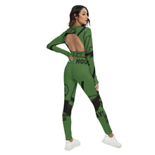 Load image into Gallery viewer, All-Over Print Women's Sport Set With Backless Top And Leggings