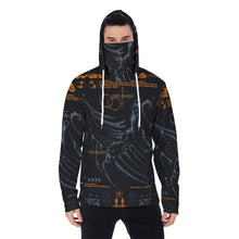 Load image into Gallery viewer, All-Over Print Men's Pullover Hoodie With Mask